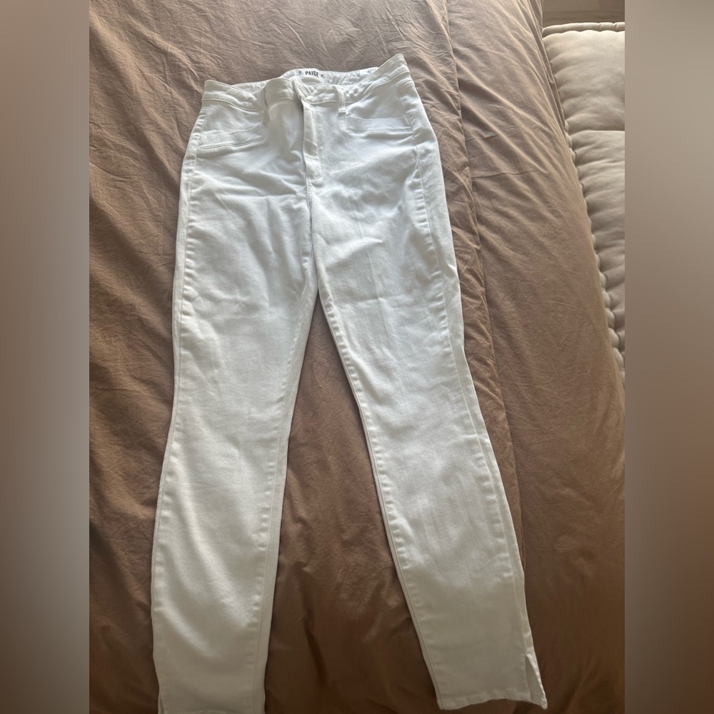 PAIGE Women's Crisp White Skinny Jeans